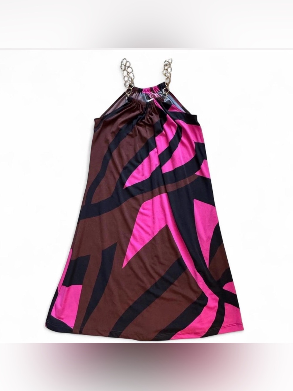 Y2K body central chain dress